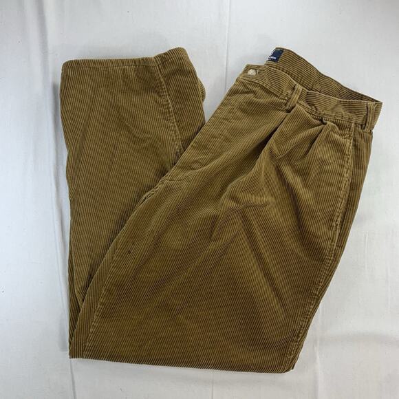 Vintage 90s Polo Ralph Lauren Corduroy Pants Brown Sz 38x36 Acct 38X27* - Picture 1 of 11